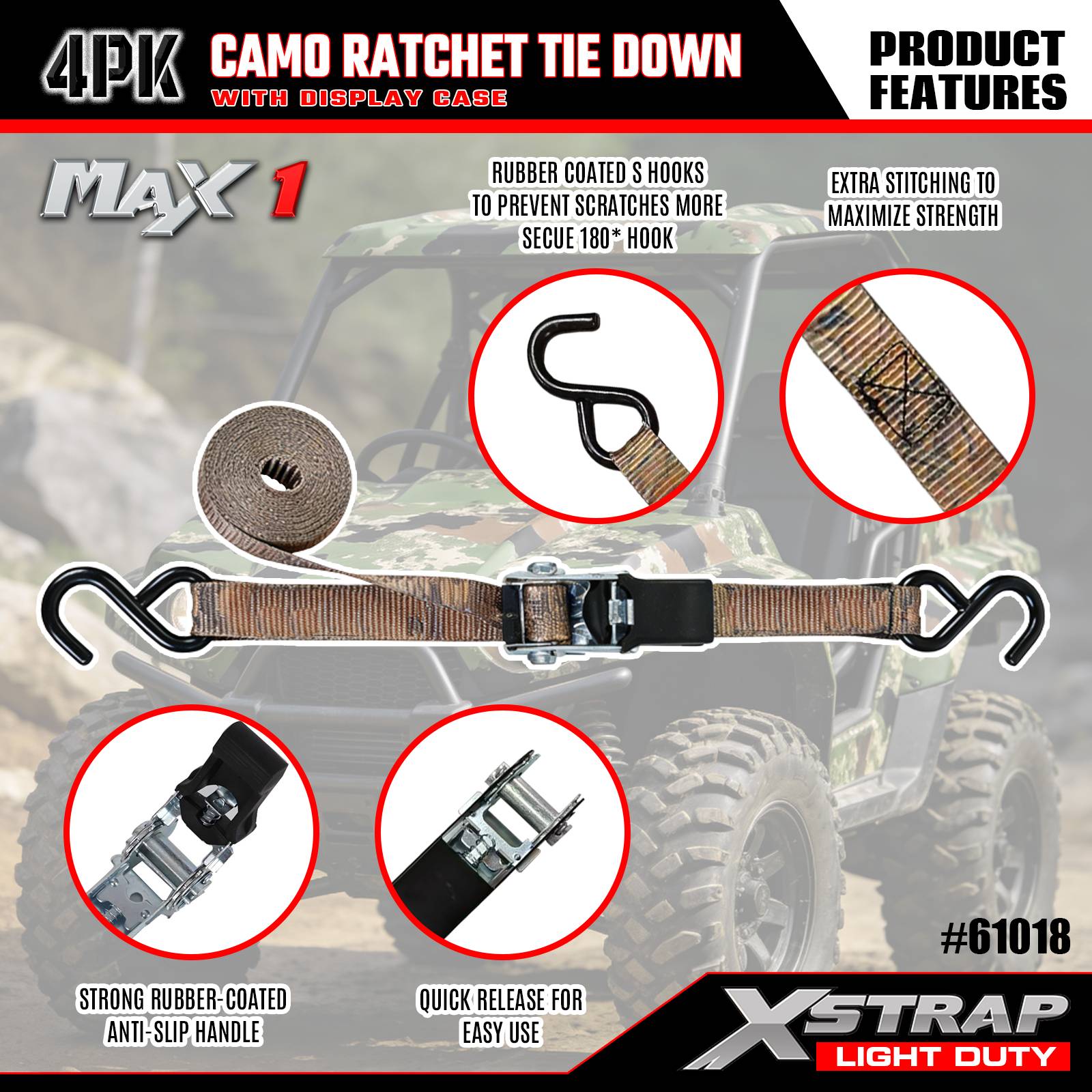 Strapaí Ceangail Dúin Xstrap 61018 1