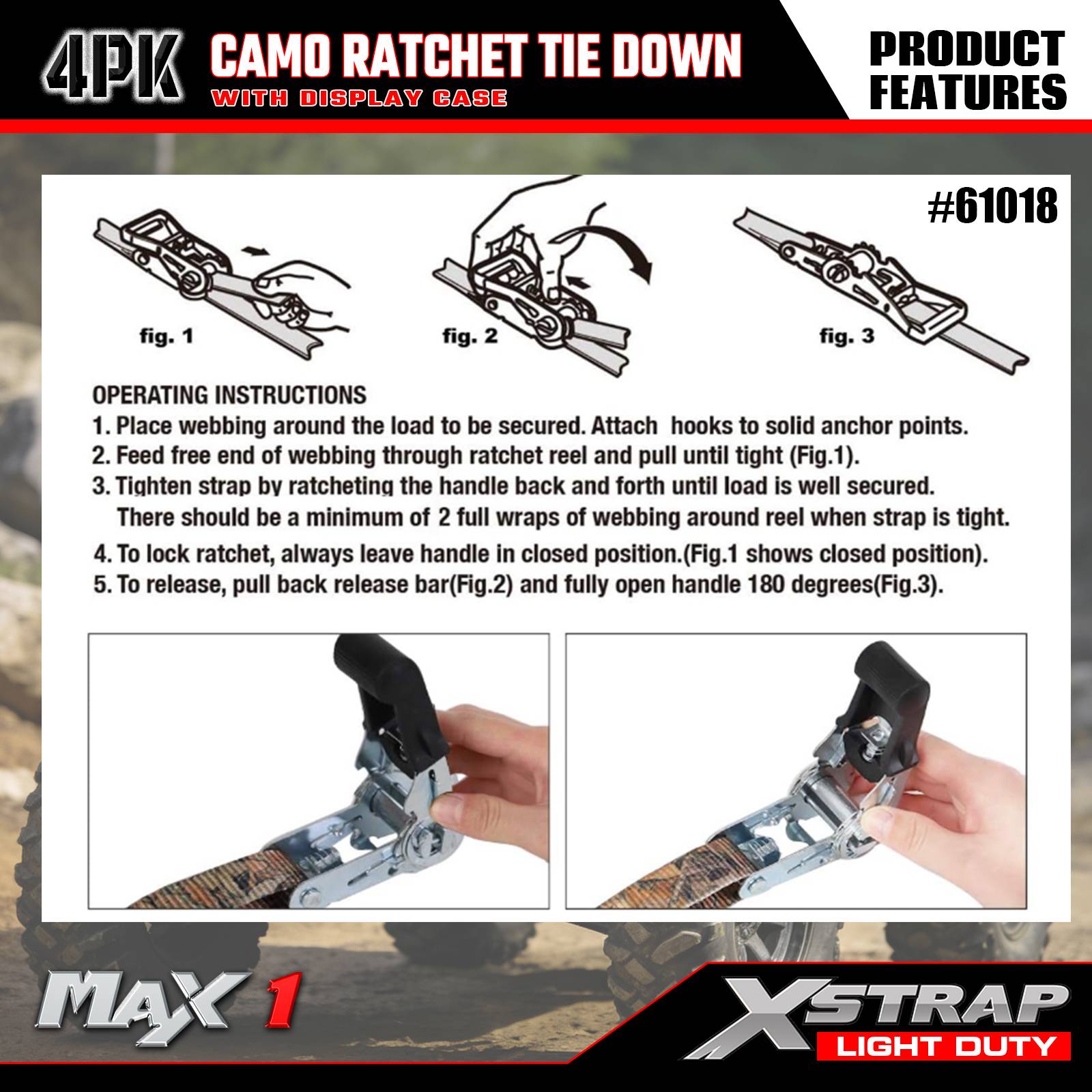 Strapaí Ceangail Dúin Xstrap 61018 1