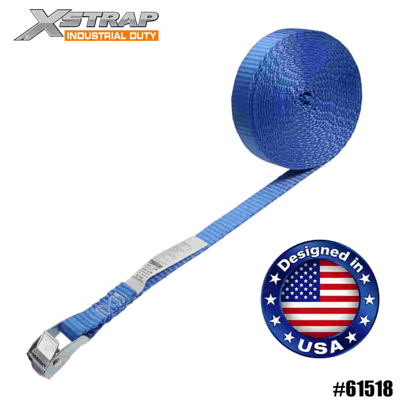 Strap Búcla Cam Gan Deireadh Xstrap 61518 1” x 15’ 166lb SWL